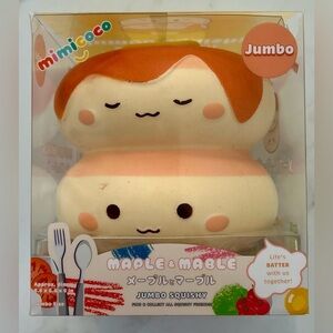Mimicoco Maple & Mable 2024 Jumbo Squishy Pancakes Toy Collectible NEW